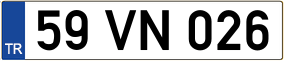 Truck License Plate